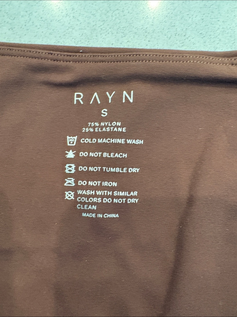 Brown Activewear Set - Top & Leggings - Picture 4 of 6